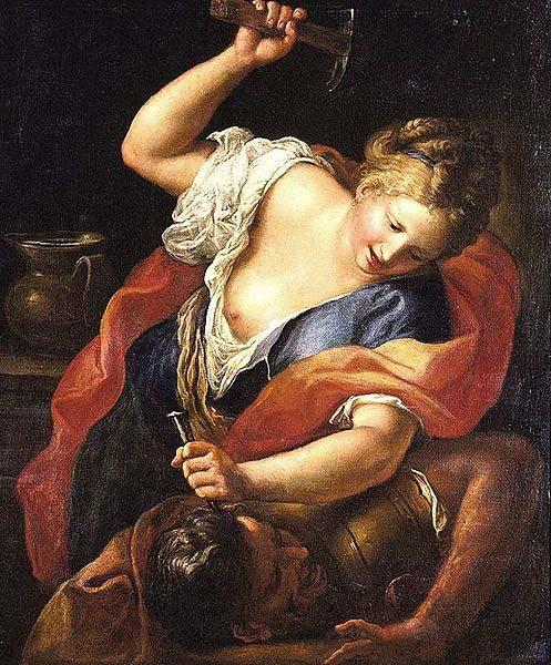 Gregorio Lazzarini Jael and Sisera oil painting picture